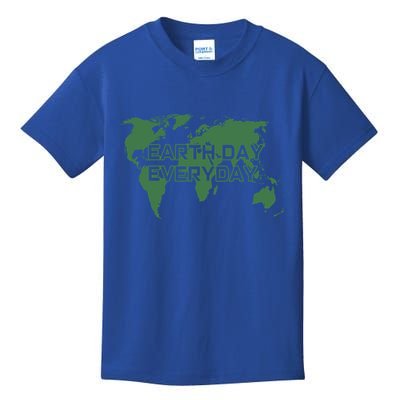 Earth Day Everyday Mother Earth Distressed Green Cool Gift Kids T-Shirt