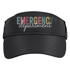 Emergency Departt Emergency Room Healthcare Nursing Nurse Gift Adult Drive Performance Visor