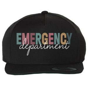 Emergency Departt Emergency Room Healthcare Nursing Nurse Gift Wool Snapback Cap