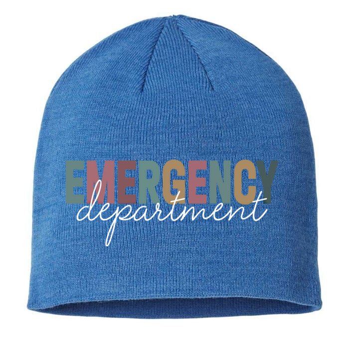 Emergency Departt Emergency Room Healthcare Nursing Nurse Gift Sustainable Beanie