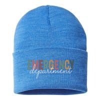 Emergency Departt Emergency Room Healthcare Nursing Nurse Gift Sustainable Knit Beanie