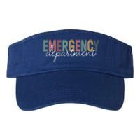 Emergency Departt Emergency Room Healthcare Nursing Nurse Gift Valucap Bio-Washed Visor