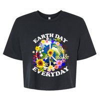 Earth Day Everyday Protect Our Planet Environmentalist Bella+Canvas Jersey Crop Tee