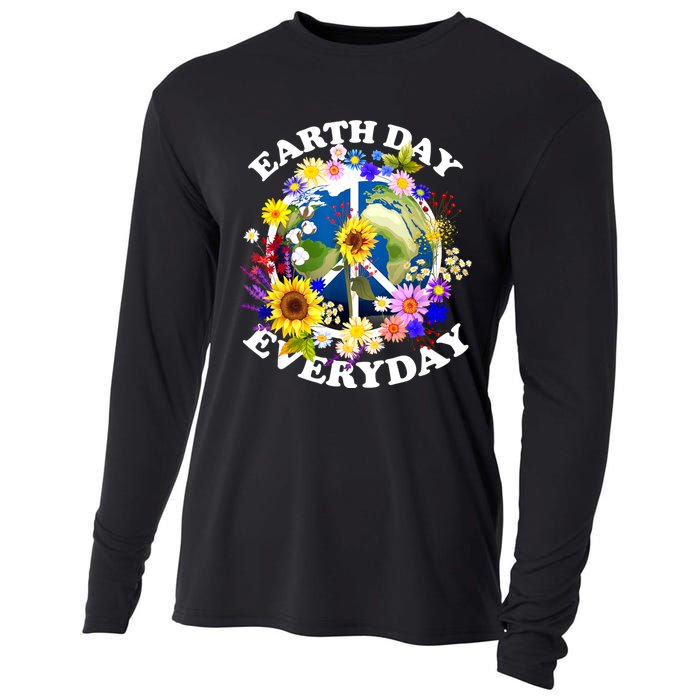 Earth Day Everyday Protect Our Planet Environmentalist Cooling Performance Long Sleeve Crew