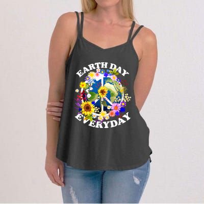 Earth Day Everyday Protect Our Planet Environmentalist Women's Strappy Tank