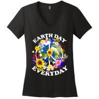 Earth Day Everyday Protect Our Planet Environmentalist Women's V-Neck T-Shirt