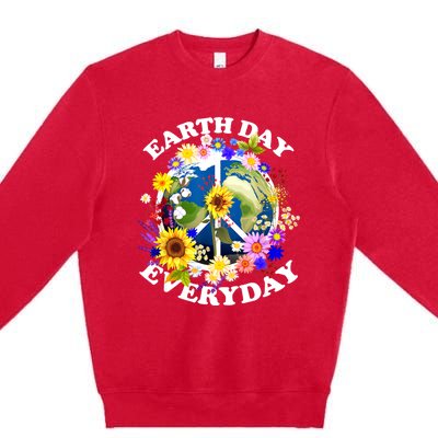 Earth Day Everyday Protect Our Planet Environmentalist Premium Crewneck Sweatshirt