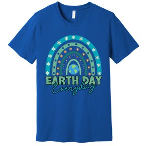 Earth Day Every Day Gift Earth Day Planet Everyday Rainbow Gift Premium T-Shirt