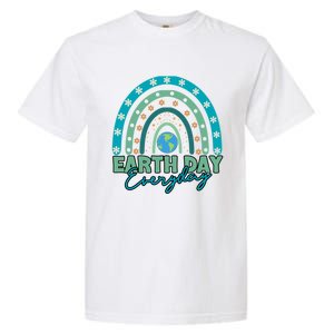 Earth Day Every Day Gift Earth Day Planet Everyday Rainbow Gift Garment-Dyed Heavyweight T-Shirt