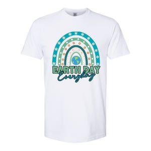 Earth Day Every Day Gift Earth Day Planet Everyday Rainbow Gift Softstyle CVC T-Shirt