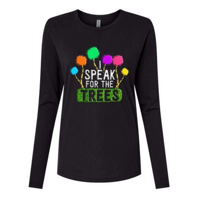 EARTH DAY EVERY DAY Trees Make The Earth Green Again Womens Cotton Relaxed Long Sleeve T-Shirt