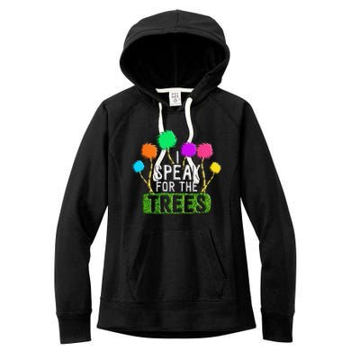 EARTH DAY EVERY DAY Trees Make The Earth Green Again Women's Fleece Hoodie