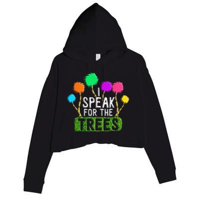 EARTH DAY EVERY DAY Trees Make The Earth Green Again Crop Fleece Hoodie