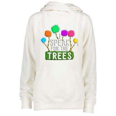 EARTH DAY EVERY DAY Trees Make The Earth Green Again Womens Funnel Neck Pullover Hood