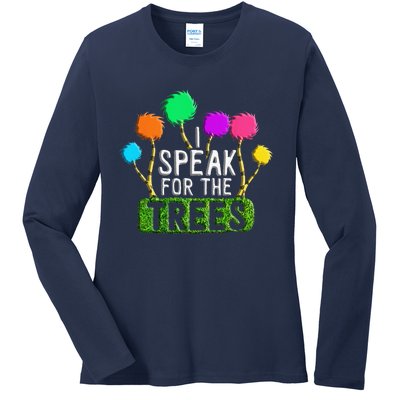 EARTH DAY EVERY DAY Trees Make The Earth Green Again Ladies Long Sleeve Shirt