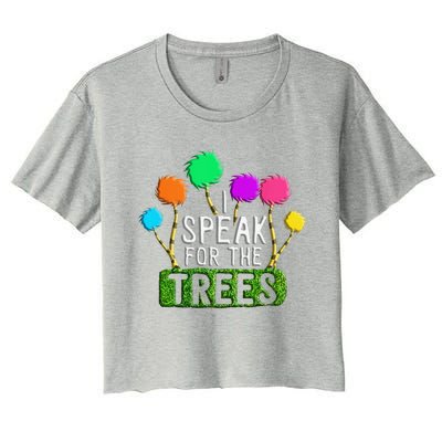 EARTH DAY EVERY DAY Trees Make The Earth Green Again Women's Crop Top Tee