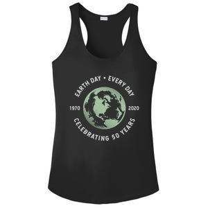 Earth Day Every Day Gift Grunge 50th Anniversary Earth Day Gift Funny Gift Ladies PosiCharge Competitor Racerback Tank