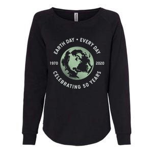 Earth Day Every Day Gift Grunge 50th Anniversary Earth Day Gift Funny Gift Womens California Wash Sweatshirt