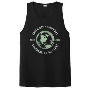 Earth Day Every Day Gift Grunge 50th Anniversary Earth Day Gift Funny Gift PosiCharge Competitor Tank