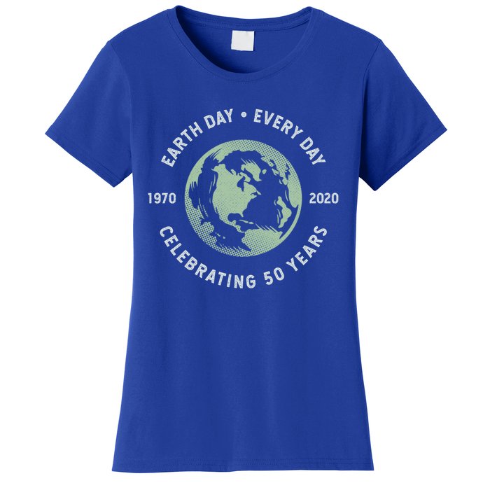 Earth Day Every Day Gift Grunge 50th Anniversary Earth Day Gift Funny Gift Women's T-Shirt