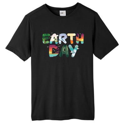 Earth Day Elements Nature Global Warming Tall Fusion ChromaSoft Performance T-Shirt