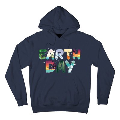 Earth Day Elements Nature Global Warming Hoodie