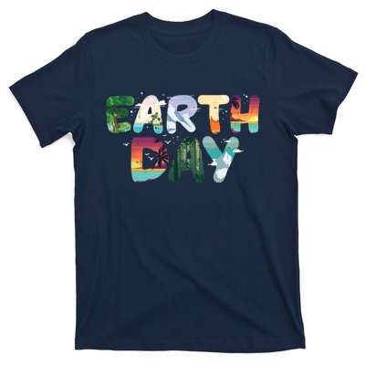 Earth Day Elements Nature Global Warming T-Shirt