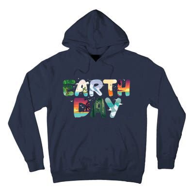 Earth Day Elements Nature Global Warming Tall Hoodie