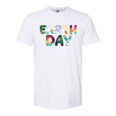 Earth Day Elements Nature Global Warming Softstyle CVC T-Shirt