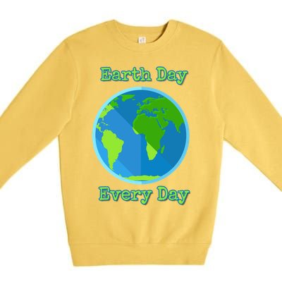 Earth Day Every Day Cute Gift Premium Crewneck Sweatshirt