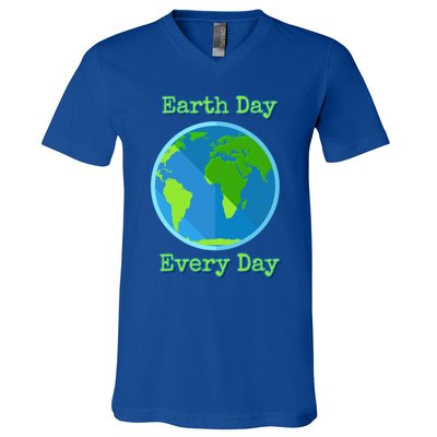 Earth Day Every Day Cute Gift V-Neck T-Shirt