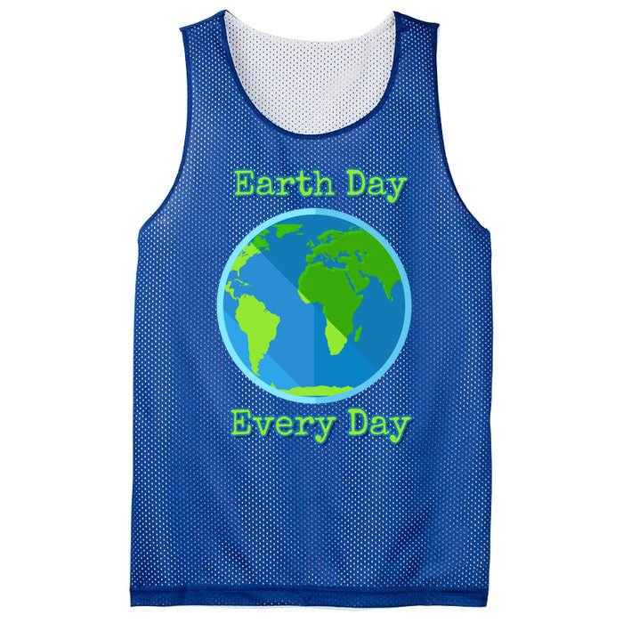 Earth Day Every Day Cute Gift Mesh Reversible Basketball Jersey Tank