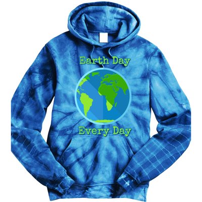 Earth Day Every Day Cute Gift Tie Dye Hoodie