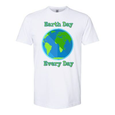 Earth Day Every Day Cute Gift Softstyle CVC T-Shirt