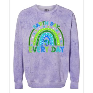 Earth Day Everyday S.hirt Earth Day Rainbow Save The Planet Colorblast Crewneck Sweatshirt