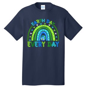 Earth Day Everyday S.hirt Earth Day Rainbow Save The Planet Tall T-Shirt