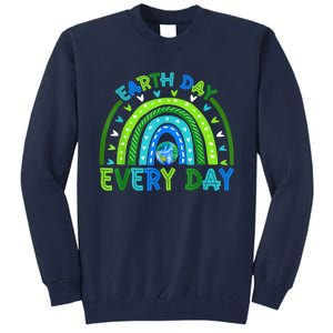 Earth Day Everyday S.hirt Earth Day Rainbow Save The Planet Tall Sweatshirt