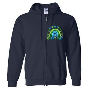 Earth Day Everyday S.hirt Earth Day Rainbow Save The Planet Full Zip Hoodie