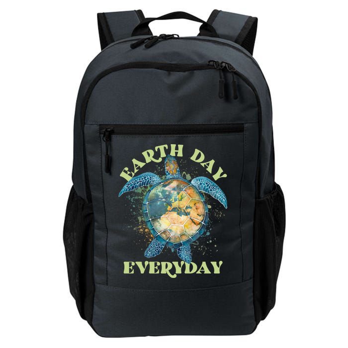 Earth Day Everyday Watercolor Sea Turtle Earth Backpack