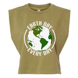 Earth Day Every Day Garment-Dyed Women's Muscle Tee