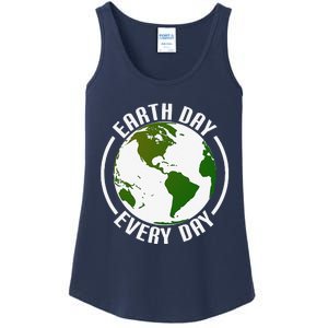 Earth Day Every Day Ladies Essential Tank