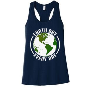 Earth Day Every Day Women's Racerback Tank