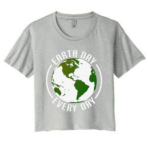 Earth Day Every Day Women's Crop Top Tee