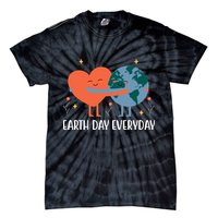 Earth Day Everyday Cute Heart Tie-Dye T-Shirt