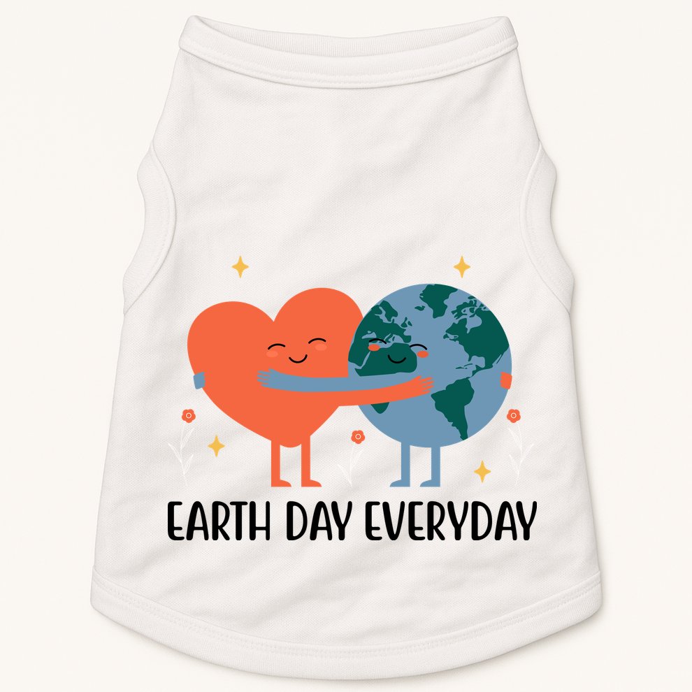 Earth Day Everyday Cute Heart Doggie Tank