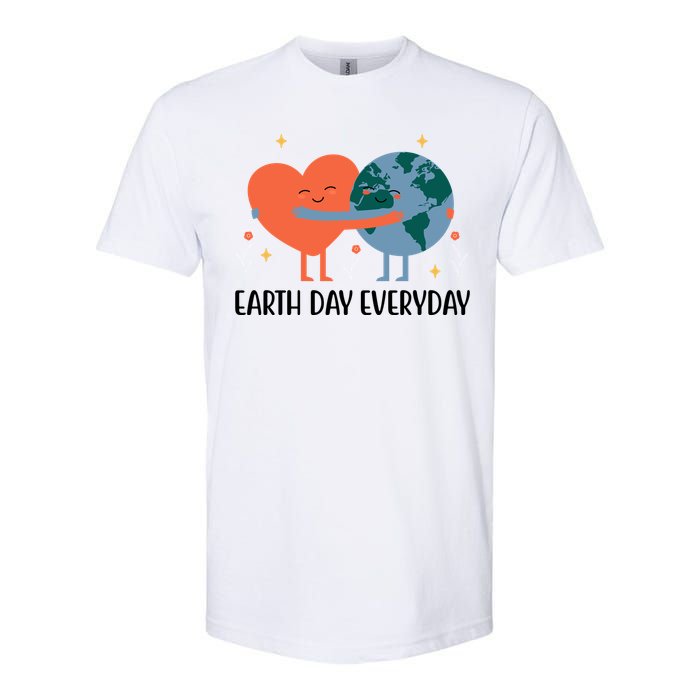 Earth Day Everyday Cute Heart Softstyle CVC T-Shirt