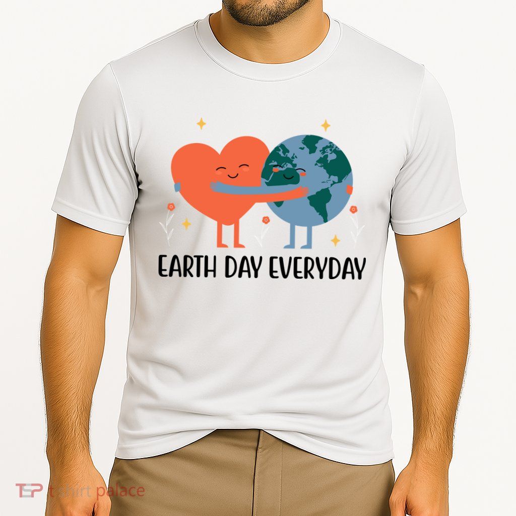 Earth Day Everyday Cute Heart Performance Shirt