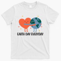 Earth Day Everyday Cute Heart T-Shirt