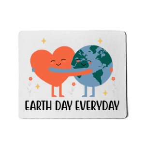 Earth Day Everyday Cute Heart Mousepad