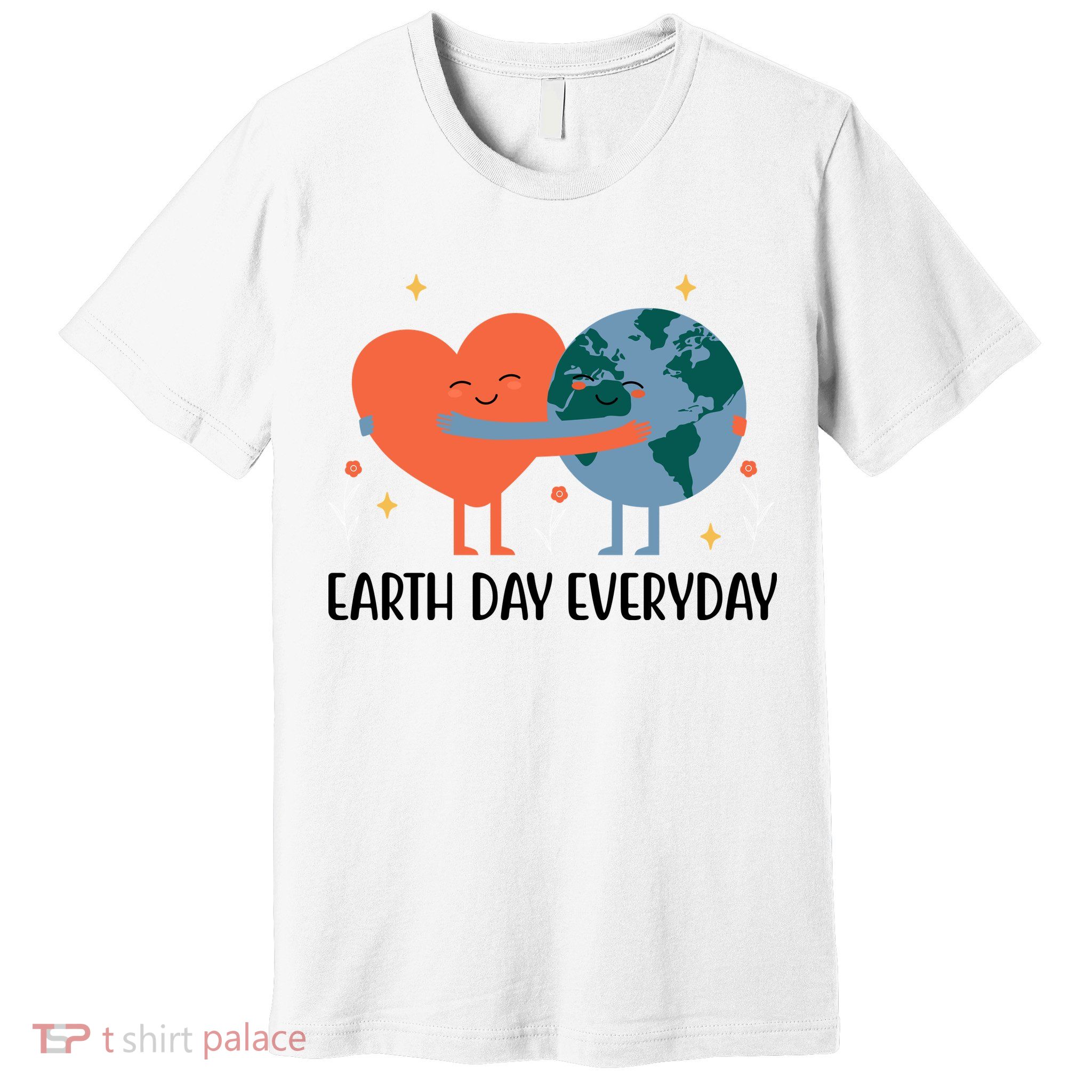 Earth Day Everyday Cute Heart Premium T-Shirt